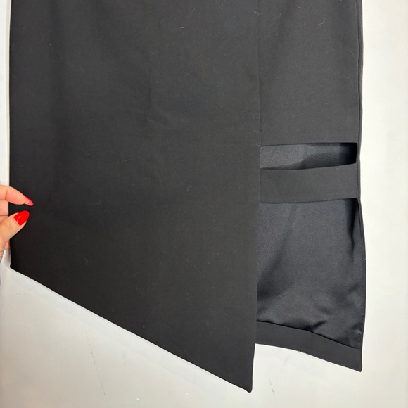 Mason Michelle Mason Caged Black Pencil Skirt - Picture 5 of 7